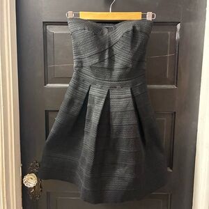 Elegant Black Strapless Dress